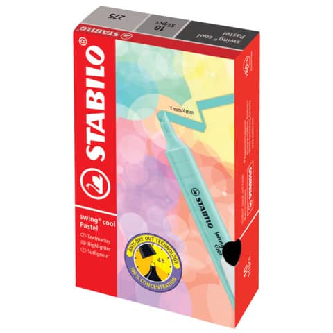 Evidenziatore Swing Cool Pastel Stabilo fior di ciliegio - 275/150-8